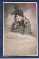 CPA MAUZAN Illustrateur Femme Women écrite - Mauzan, L.A.