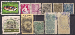 Brazil Selection Of 11 Used Stamps ( K511 ) - Collections, Lots & Series