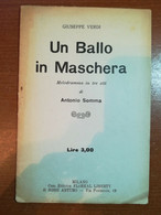 Un Ballo In Maschera - Giuseppe Verdi - Floreal - M - Sammlungen