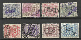 SPAIN Spanien Espana Telegrafos Telegraph Stamps Telegraphe O - Telegraph