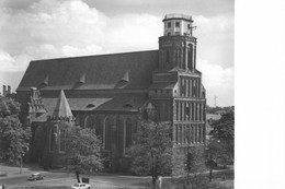 DDR AK Um 1982, Cottbus, Oberkirche Ortspartie - Cottbus