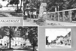 DDR Mehrbild AK Um 1979, Falkensee, U.a. Mit Gaststätte Seeblick Inh. Paul Hapke, Rat Der Stadt, - Falkensee