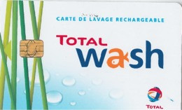 # Carte A Puce Portemonnaie Lavage Total - 770 Stations - Plante Et Gouttes - Carte De Lavage Rechargeable - TBE - Autowäsche