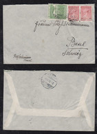 Greece 1914 Cover ATHENS To BASEL Switzerland - Lettres & Documents