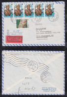 Greece 1983 Registered EXPRESS Cover IRAKLION To STUTTGART Germany - Brieven En Documenten