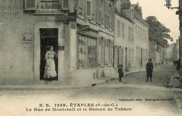 étaples * Débit De Tabac Tabacs LE BUREAU DE TABAC , La Rue De Montreuil * Coiffeur Salon De Coiffure - Etaples