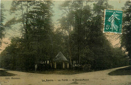 Le Gavre * Vue Sur La Forêt * Le Rond Point * Cpa Toilée Colorisée * Attelage - Le Gavre