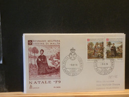 95/192 FDC  ORDRE DE MALTE  1979  NATALE - Malte (Ordre De)