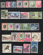 MONACO 25 Timbres Différents Oblitérés (pas De Multiples) - Collections, Lots & Séries