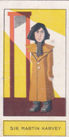22 Sir John Harvey, Actor  - Personalities Of Today, Caricatures 1932 -  Phillips Cigarette Card - Original - Phillips / BDV