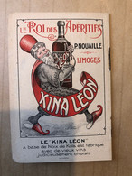 Petit Calendrier Ancien Publicitaire 1933 * KINA LEON Alcool Tonique Apéritif Limoges * Calendar Illustré - Petit Format : 1921-40