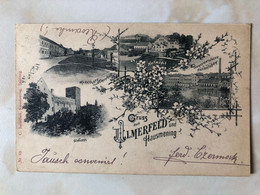Austria Österreich 1902 Ulmerfeld Hausmening Amstetten Schloss Markt Market Mühle Mill Fabrik 13858 Post Card POSTCARD - Amstetten