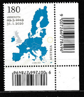 Österreich 2020 Brexit Mi 3503 ** Postfrisch Eckrand - 2011-2020 Unused Stamps