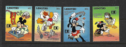 LESOTHO 1992 MICKEY CHEZ LES INDIENS  YVERT N°1021/24  NEUF MNH** - Disney