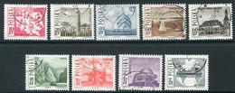 POLAND 1966 Definitive: Tourism Used.  Michel 1705-13 - Used Stamps