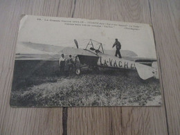 CPA Guerre 14/18 Aviation Védrine Dans L'Est Et Son Appareil La Vache - Airmen, Fliers