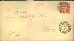 1870, BUTTSTAEDT, Nachverwendeter Th. U. T.-Stempel Auf Couvert Mit 1 Groschen NDP - Lettres & Documents