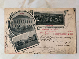 Austria Österreich 1901 Oberrorhbach Rohrbach Bei Spillern Omnibus Verkerh Kapelle Schule Dorf 13865 Post Card POSTCARD - Rohrbach