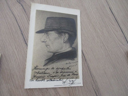 Carte Photo Autographe à Mr Frapon Juge De Paix Militaire Célèbre Portrait - Politieke En Militaire Mannen