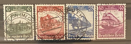 Duitse Rijk Nr 580/583  Used Ocb  6,50€ - Gebraucht