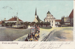 A288) GRUSS Aus ALTÖTTING - Prozession Mit Tollen DETAILS Alt ! 1904 - Altoetting