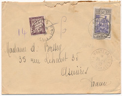 LETTRE OCEANIE VAITEPAUA ILE MAKATEA TIMBRE TAXE DUVAL 50C COVER - Briefe U. Dokumente