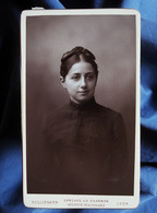 Photo CDV  Bellingard à Lyon  Portrait Femme  Mme Maurigny  CA 1890 - L566C - Oud (voor 1900)