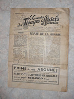 Le Courrier Des Tirages Officiels Et Loteries Janvier 1936 - Other
