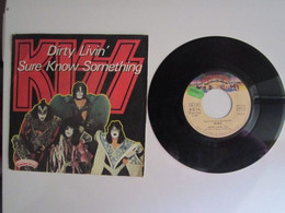 1979 Vinyle 45 Tours Kiss – Dirty Livin' / Sure Know Something - Hard Rock En Metal