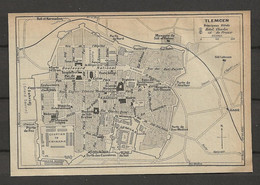 CARTE PLAN 1916 MAGHREB - ALGÉRIE - HOTELS CHARLES Et De FRANCE - SAHRIDJ ( Grand Bassin ) MOSQUÉE - Cartes Topographiques