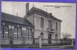 Carte Postale 44. Saint-Sébastien-sur-Loire  La Mairie  Très Beau Plan - Saint-Sébastien-sur-Loire