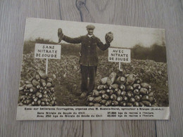 CPA 71 Saône Et Loire  Pub Publicité Nitrate Soude Du Chili Branges Mr Buatois Vairet - Autres & Non Classés