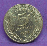 5 Centimes Marianne 1998 - SUP - Ancienne Pièce De Monnaie Collection Française - N22593 - C. 5 Centimes