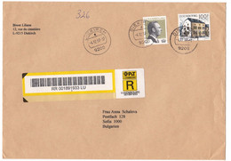 1997 R-envelope / Cover - Large Format) LUXEMBOURG / BULGARIA - Briefe U. Dokumente