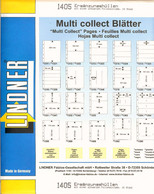 Lindner - Feuilles MULTI-COLLECT à 1 Poche REF. 1405 (paquet De 10) - Für Klemmbinder