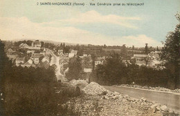 Ste Magnance * Vue Générale Du Village Prise Du Téléobjectif - Autres & Non Classés