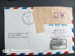 USA Lettre Airmail Tampon A Voir - Other & Unclassified