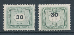 1953. The Hungarian Porto Stamp Is 50 Years Old - Misprint - Variedades Y Curiosidades