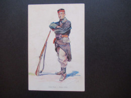 AK Künstler AK 1915 Soldat Belge Belgian Soldier Werbe PK Grimault's Hypophosphite Of Lime Syrup Against Consumption - Uniforms