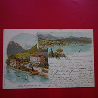 GRUSS AUS PARADISO LUGANO HOTEL REICHMANN AU LAC - Lugano