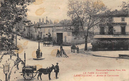 TARN  81  LABRUGUIERE    AVENUE DE CARCASSONNE - ATTELAGE - Labruguière