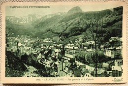 63 Le Mont Dore Vue Generale Le Capucin Enneigé - Lempdes