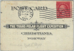 74151 - USA / NORWAY - STATIONERY CARD: Transpolar Flight Expedition 1924 - 1921-40