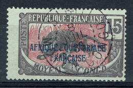 Congo Français, 15c., Panthère, 1924, Obl, TB Superbe Cachet De SIBUT - Gebruikt