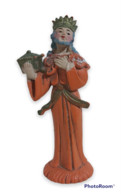 04957 Pastorello Presepe - Statuina In Plastica - Re Magio - Crèches De Noël