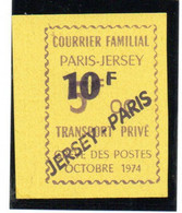 ColBM France Greve 1974 Paris Jersey Neuf XX MNH Cote 160,00 Euro - Otros & Sin Clasificación