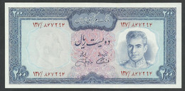 IRAN. 200 RIALS. ND (1971). SHAH PALAVI TYPE VII. LIGHT PANEL. SIGN.13.Pick 92c. UNC / NEUF - Irán