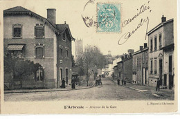 CPA   L'ARBRESLE  Avenue De La Gare - L'Arbresle