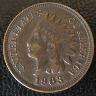 Etats-Unis / USA - Monnaie One Cent Indian Head 1903 - 1859-1909: Indian Head
