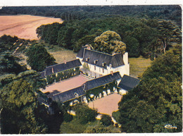 37. GENILLE. CPSM . VUE AERIENNE . CHATEAU DU COURBAT ET DU GRAND BIARD. MAISON DE REPOS DE L'ANAS - Genillé